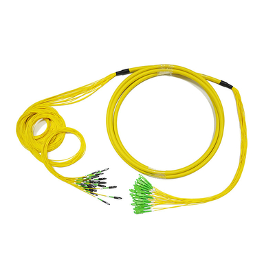 2M 24 Core SM Single Mode MU-SC/APC Pra-Pemutusan Kabel serat optik kabel patch/kabel pigtail