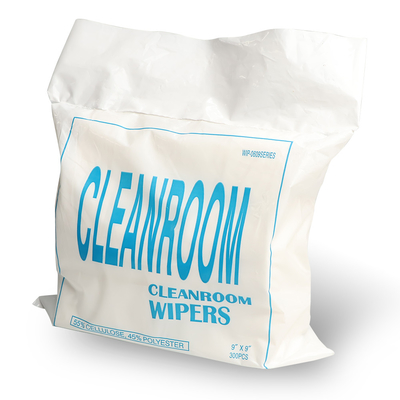 Fiber Optic Cleaning Paper membersihkan ruangan kertas bebas debu Penyerap Tinggi Disposable Industrial Lint Free Cloth Clean Room Wi